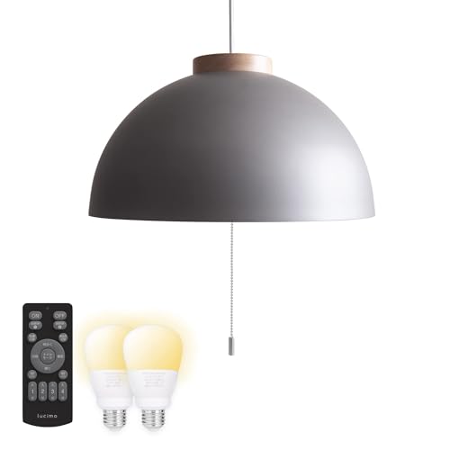 ペンダントライト LED電球・リモコン付き 調光調色 30W 100cm調節可能